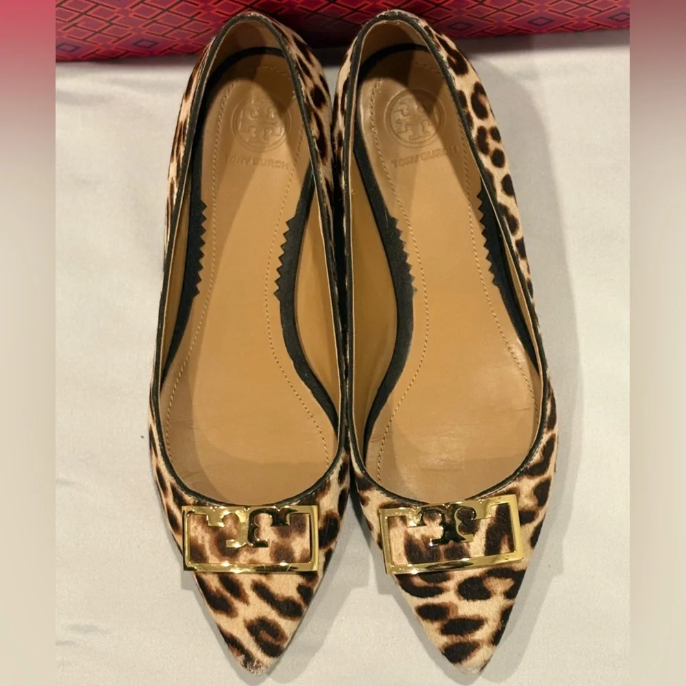 Tory Burch Leopard Pointed Toe